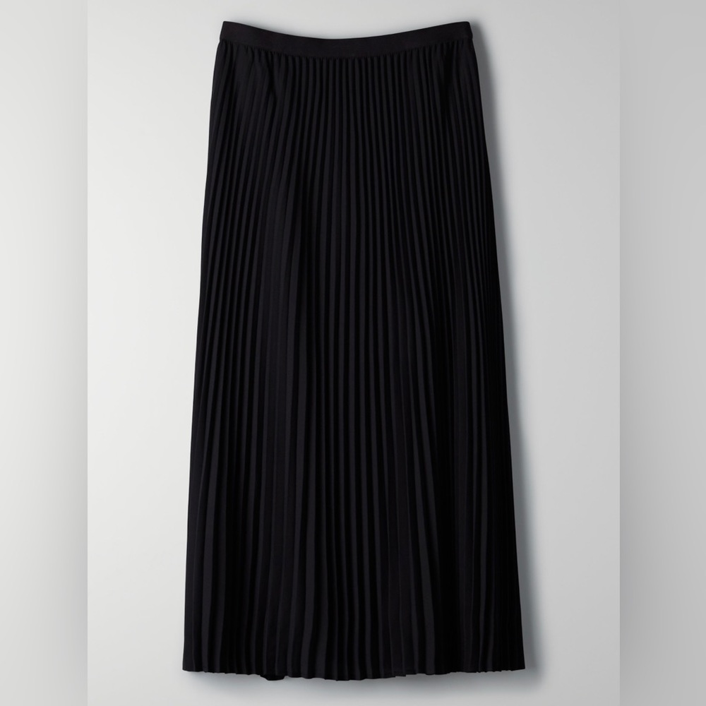 BABATON Long Pleated Skirt (Size M)